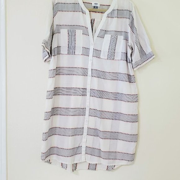 Button Up Shirt Dress Tunic Bundle - XL - Picture 2 of 5